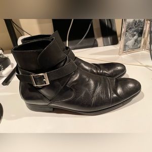 Gordon Rush Black Leather Chelsea Boot 10